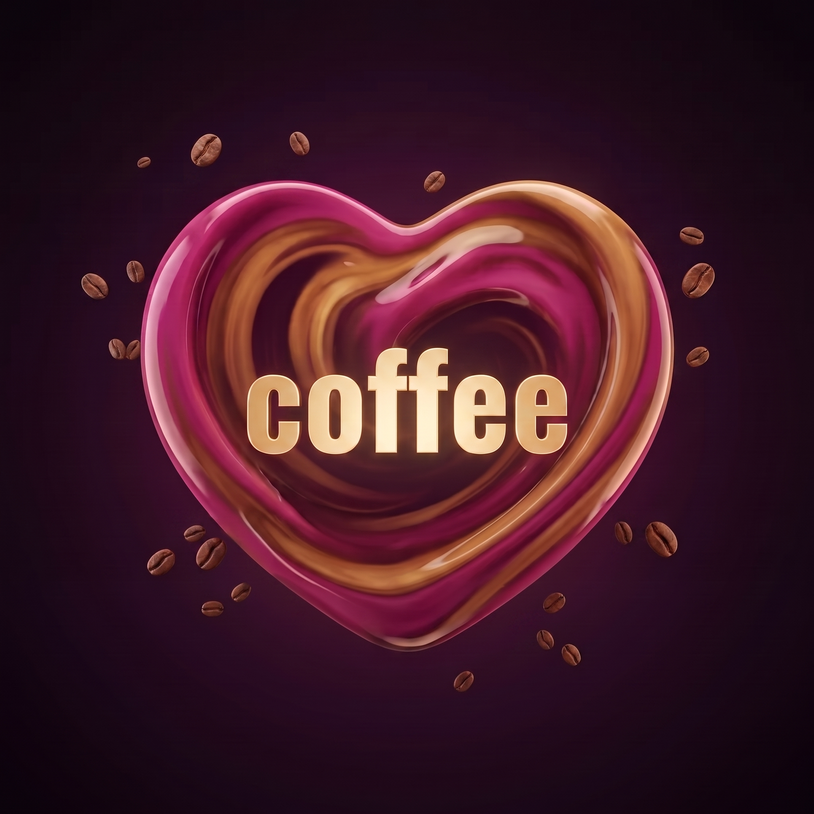 Primer vizuala — Coffee srce